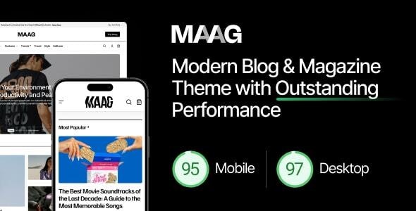 Resource 'Maag - Modern Blog & Magazine Theme with Outstanding Performance'