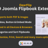 Dearflip - Realistic 3D Joomla Flipbook