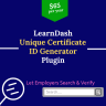 LearnDash Certificate Verification Unique ID Generator Plugin | Free download